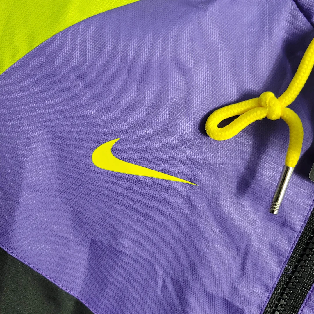 2023/2024 Brazil Windbreaker(Black-Purple)Football Shirt
