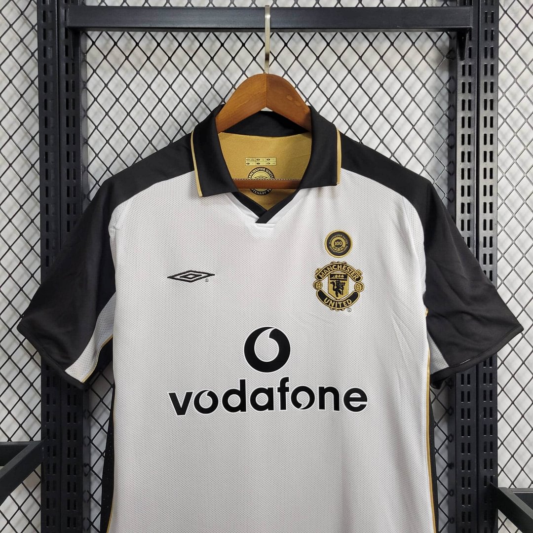 2001/2002 Manchester United Retro Centenary Season Reversible Football Shirt