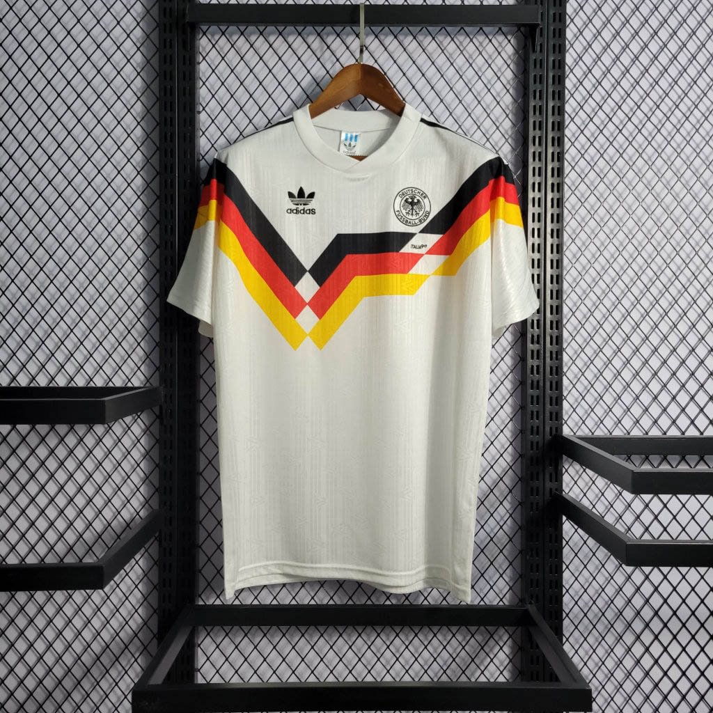 1990 Germany Retro Home Football Shirt( Fans Edition )