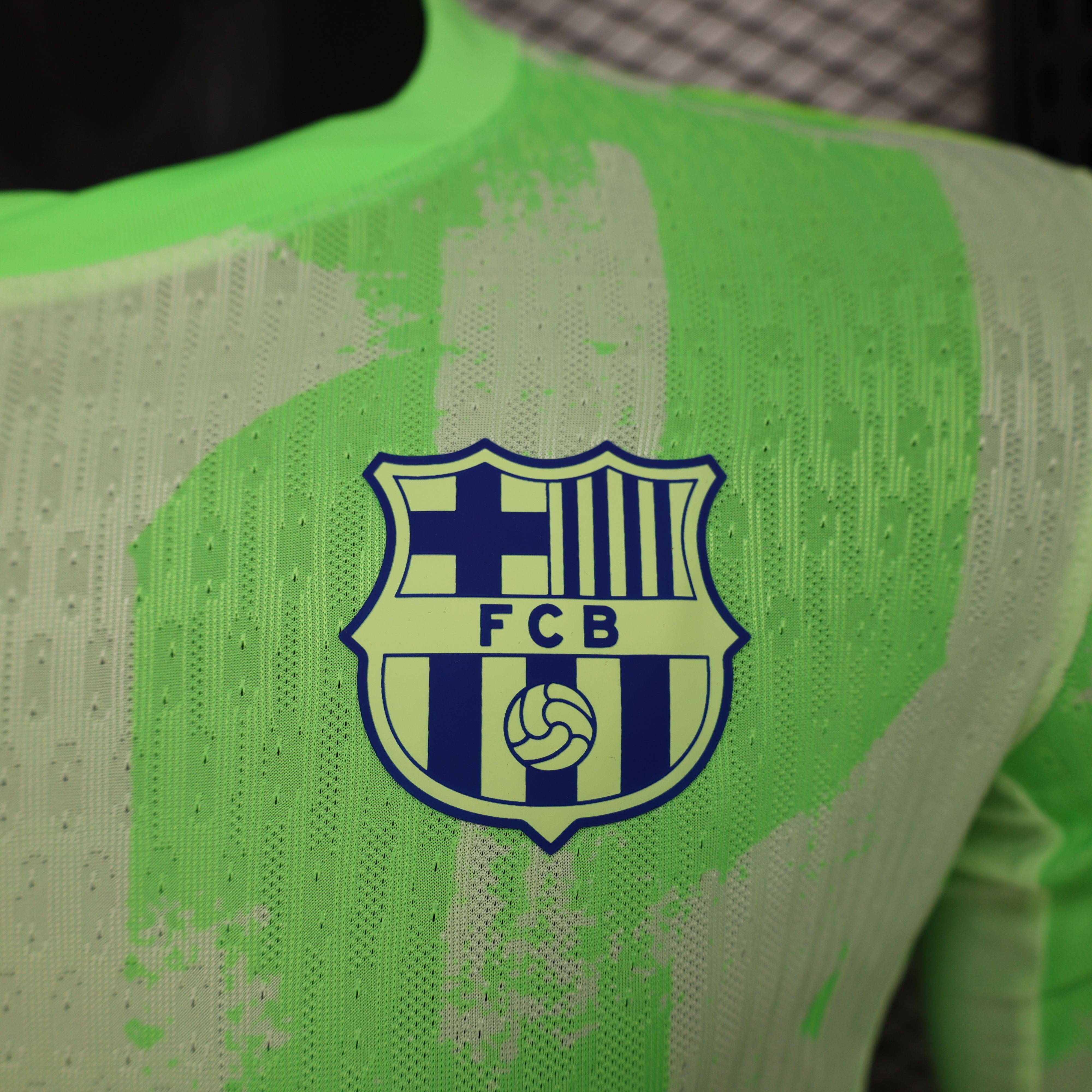 2024/2025 Barcelona Green Long Sleeve Jersey( Player Edition )