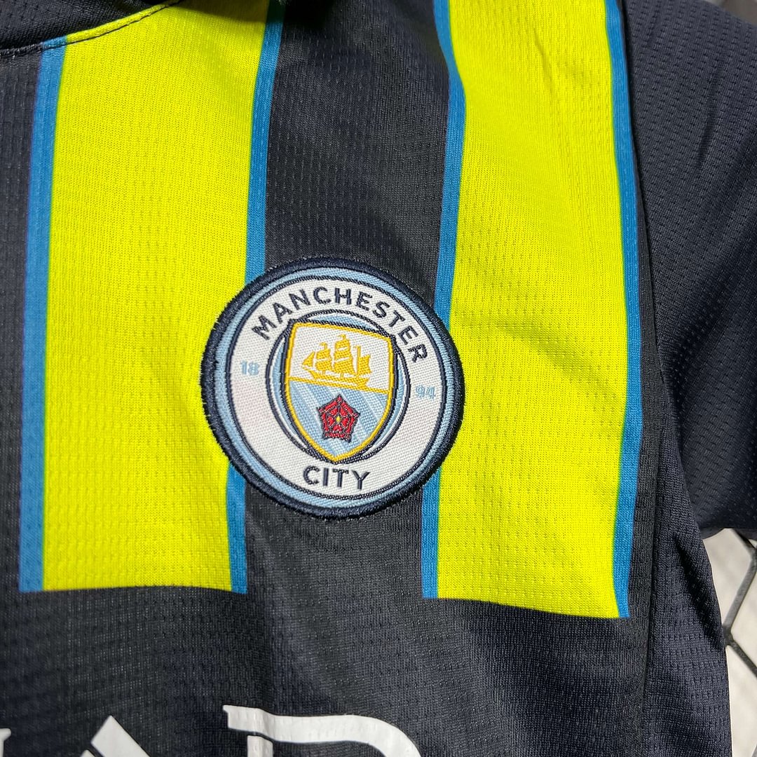 2024/2025 Manchester City Away Football Shirt Kids Size