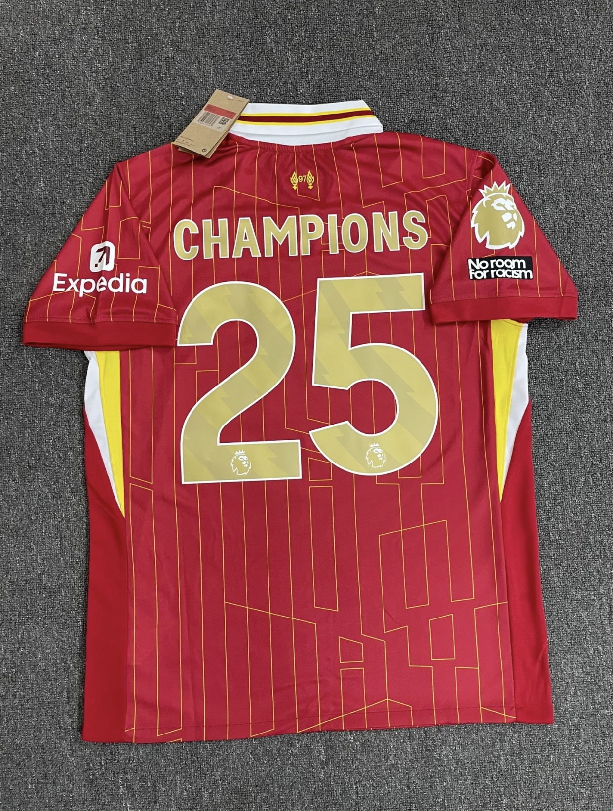2024/2025 Liverpool Home EPL league Champions 25 Football Jersey( Player Edition )