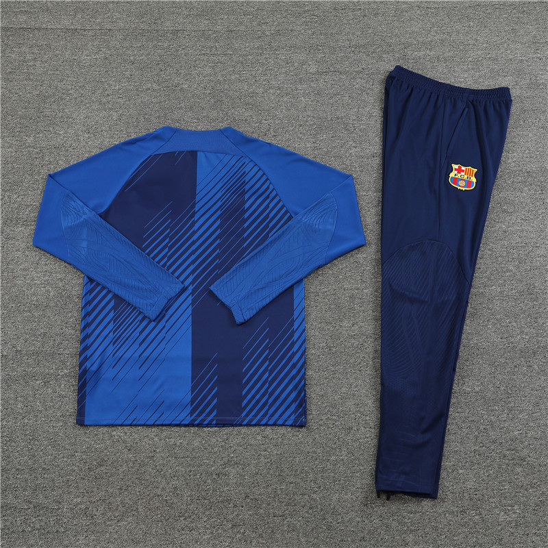 2025/2026 Barcelona Royal Blue Half-Pull Training Suit