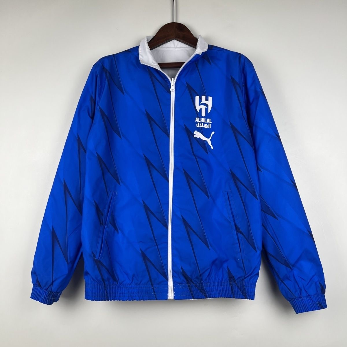 2024/2025 Al-Hilal(Blue-White)Double-sided Windbreaker Football Jersey