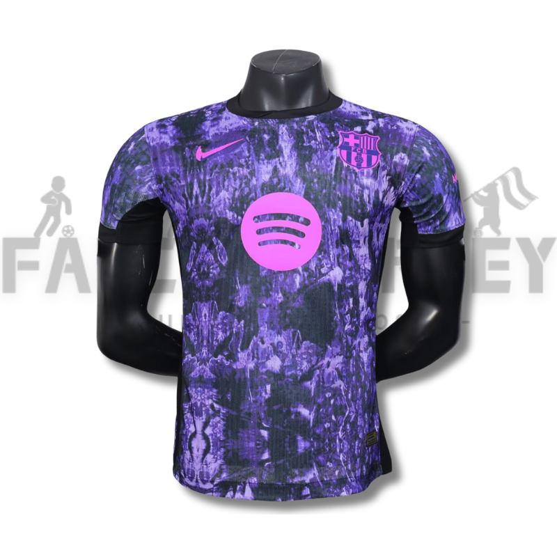 25/26 Barcelona Purple pre match training uniform Jersey(Player Version)