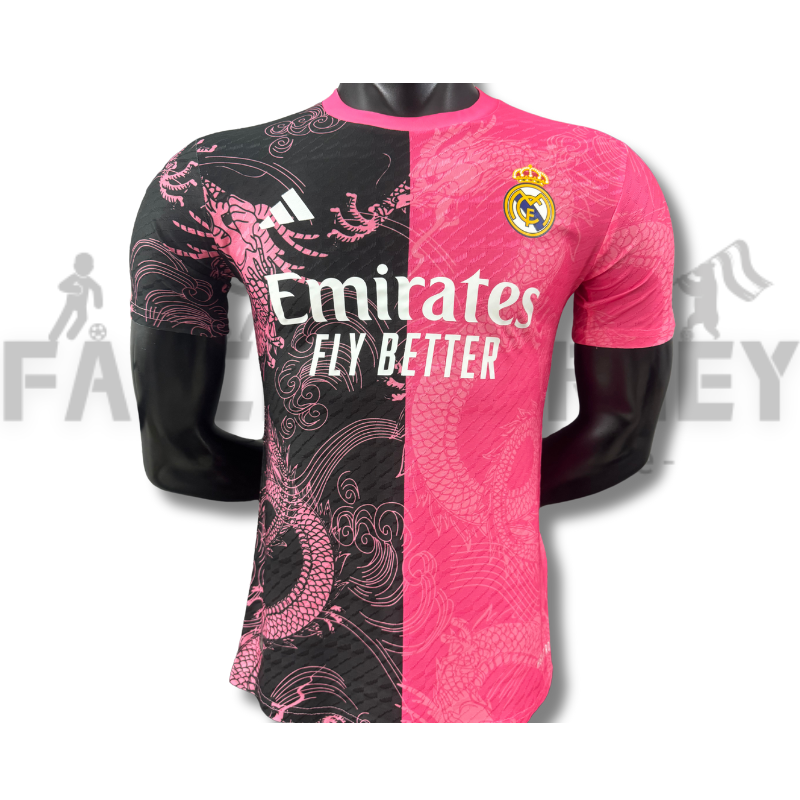 2025/2026 Real Madrid Black and Pink Special Edition Football Jersey For Player Version