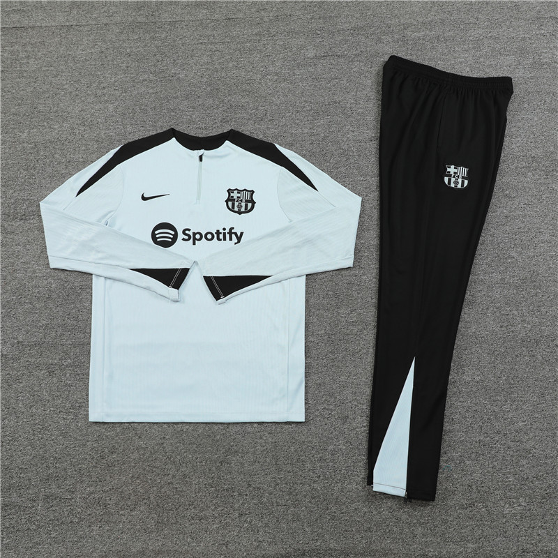 2024/2025 Barcelona Grey Half-Pull Training Suit