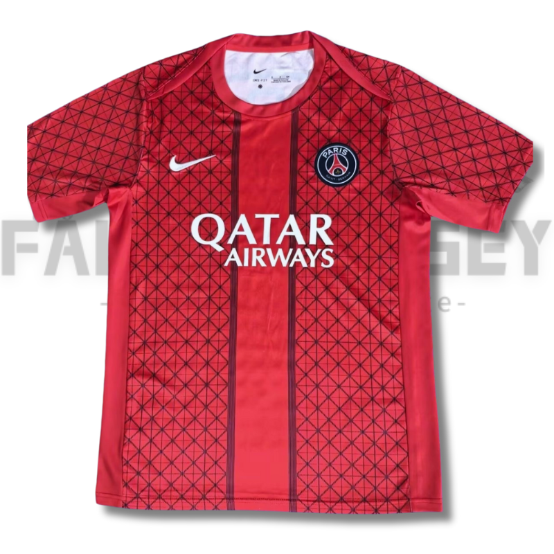 2025/2026 Paris Pre match training uniform Jersey(Fans version)