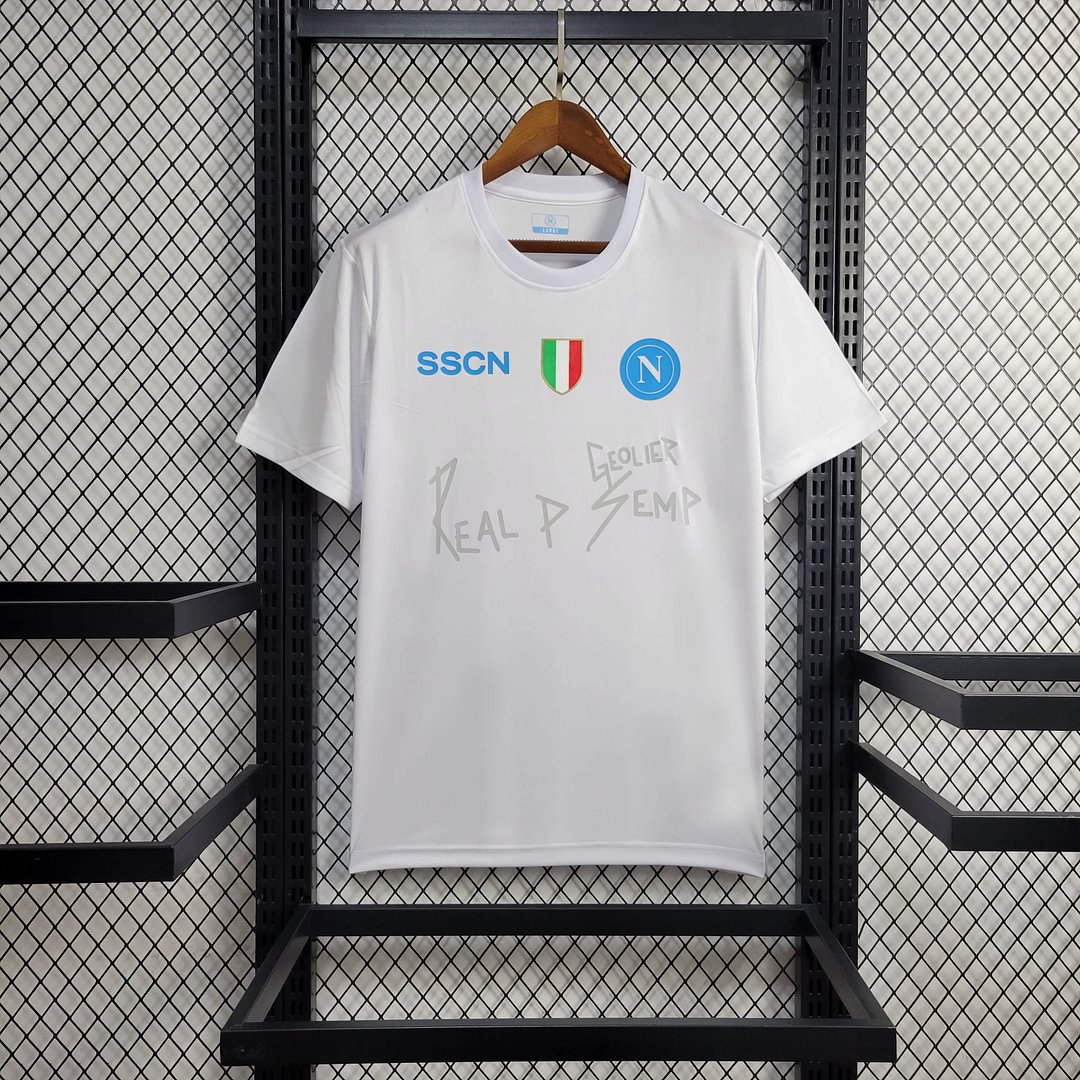 2024/2025 Napoli White Football Shirt( Fans Edition )