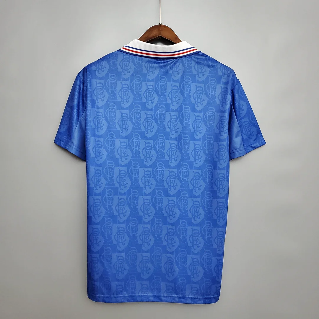 1996/1997 Retro Rangers Home Football Shirt( Fans Edition )