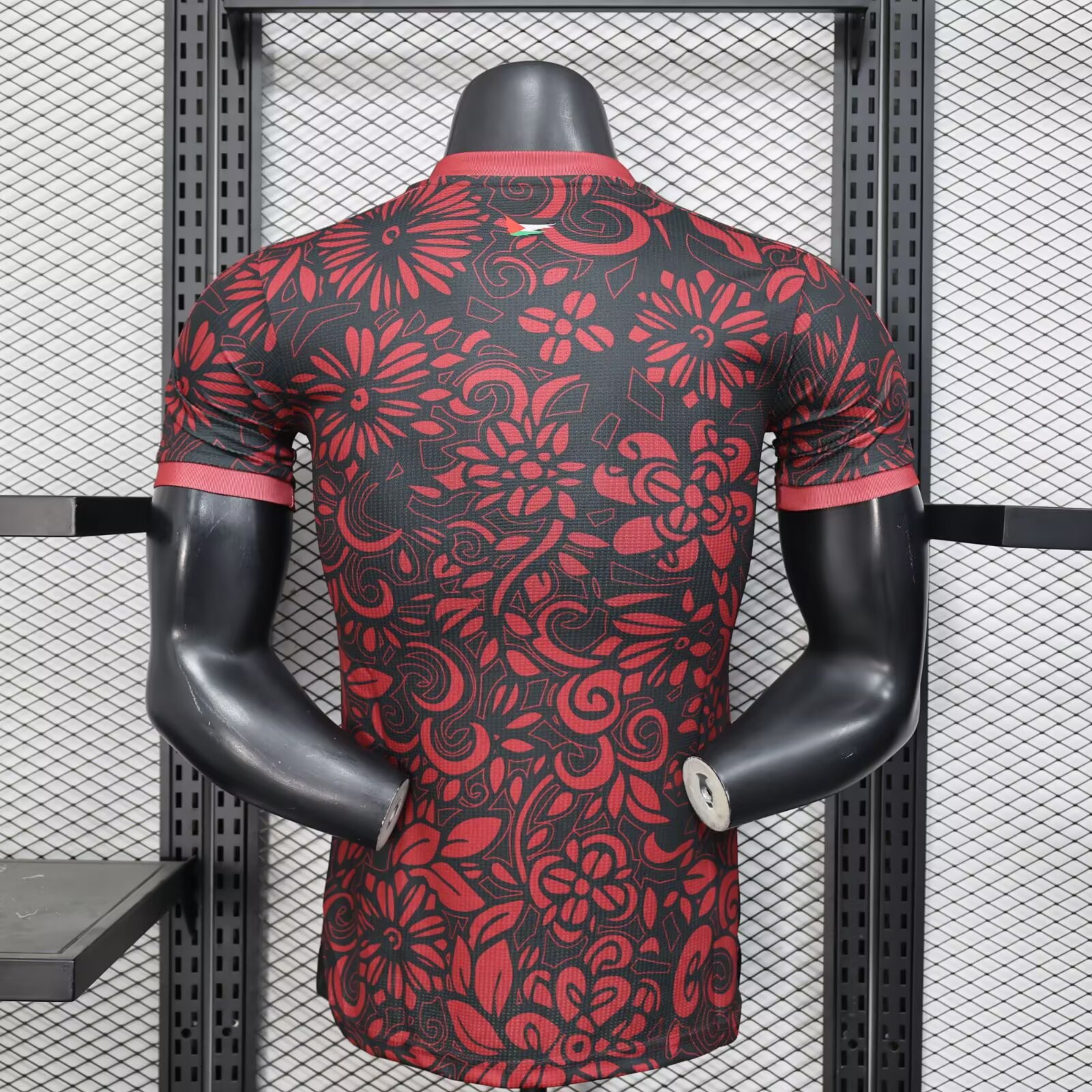 2025/2026 Palestine Red Pre match training uniform Jersey( Player Edition )