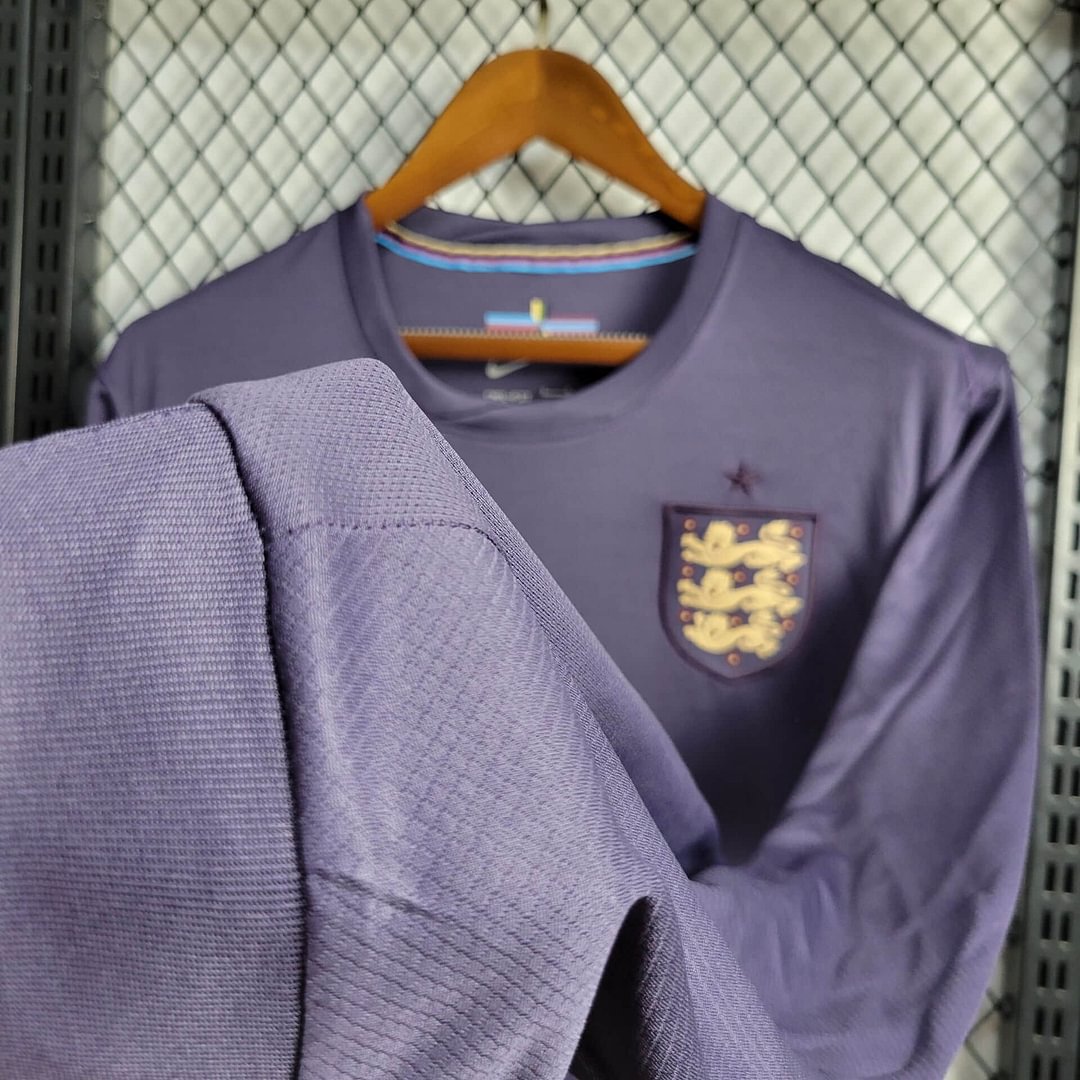 2024 England Long Sleeve Away Football Shirt