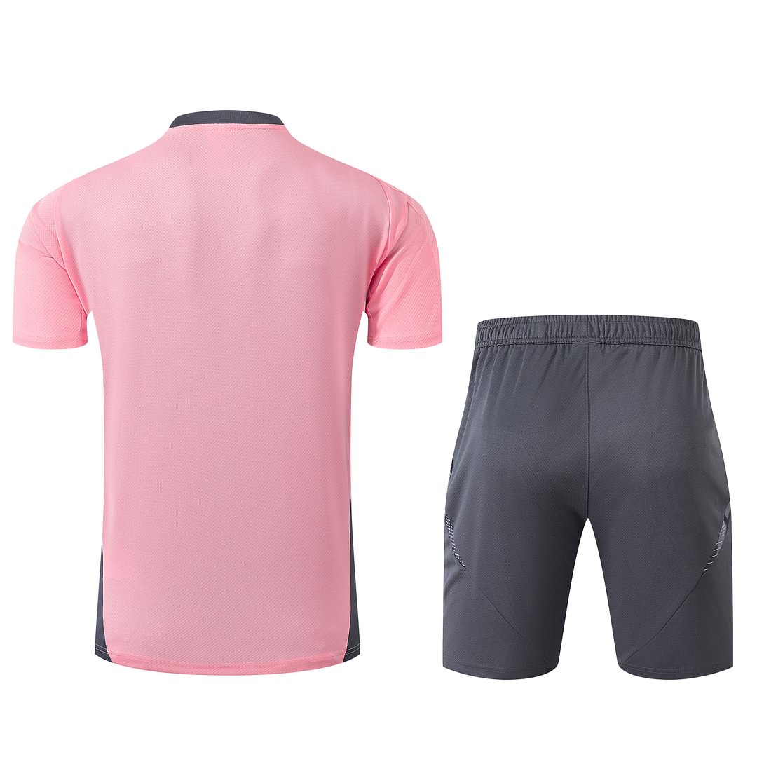 2024/2025 Real Madrid Pink Training Wear Suit Shirt