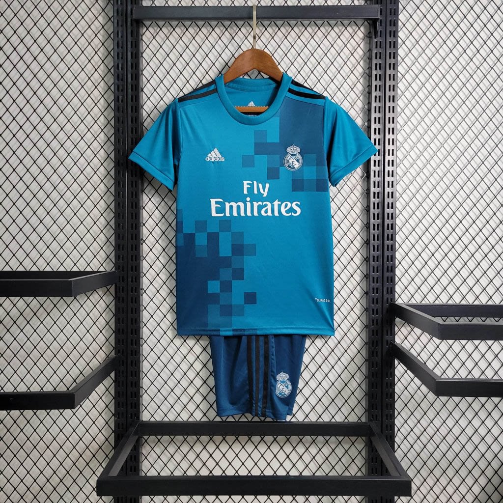 2017/2018 Real Madrid Retro Third Away Football Shirt Kids Size