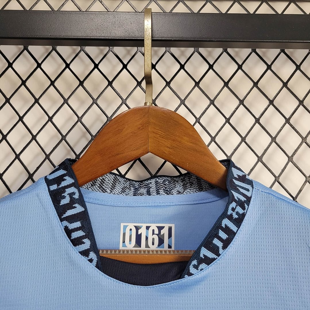 2024/2025 Manchester City Long Sleeve Home Football Shirt Kids Size