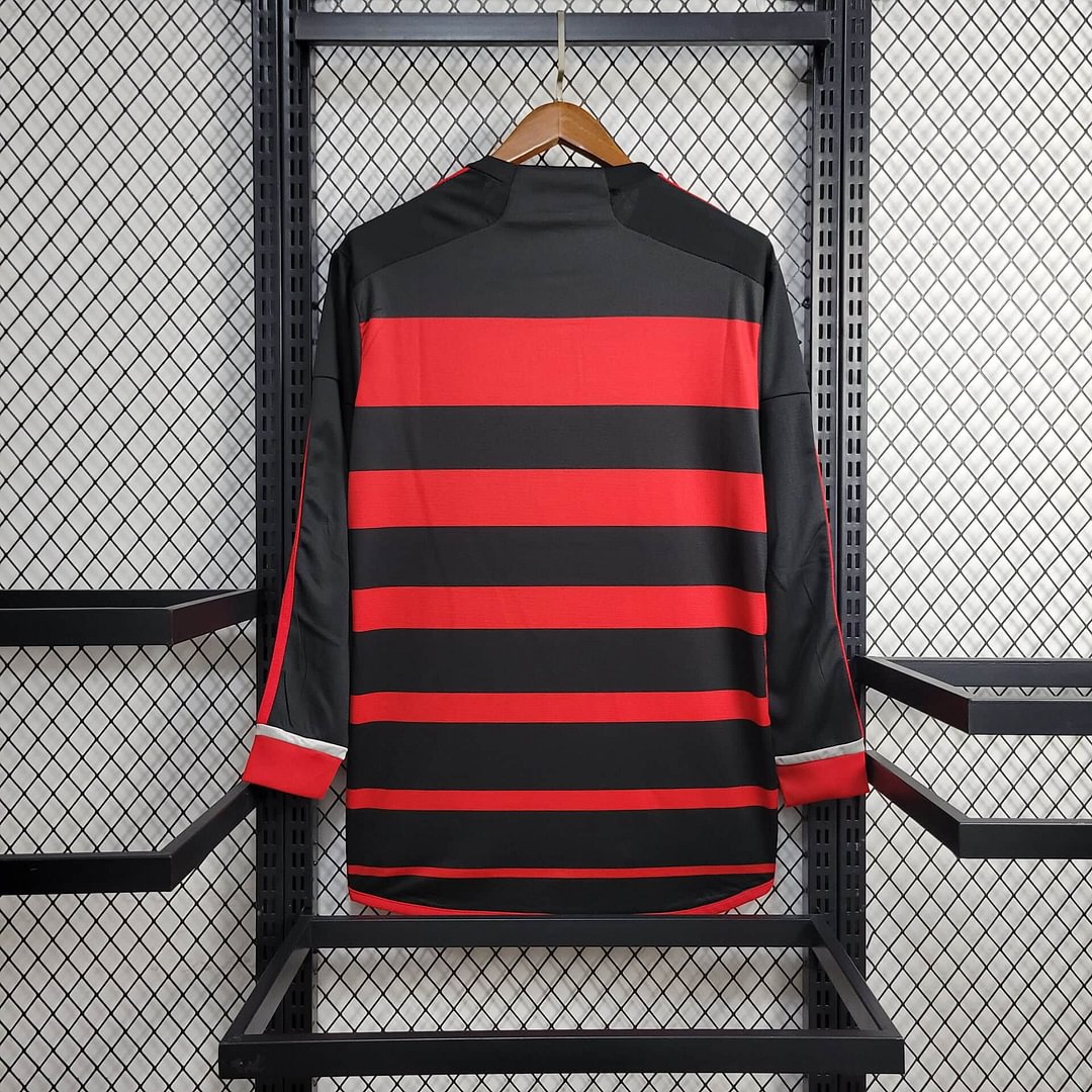 2024/2025 Flamengo Home Long Sleeve Football Shirt ( Fans Edition )