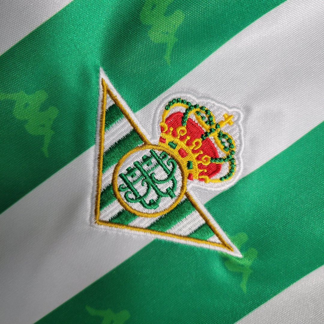 1995/1997 Real Betis Retro Long Sleeve Home Football Shirt( Fans Edition )