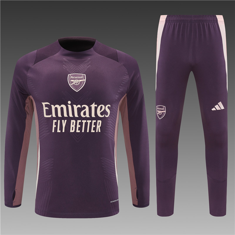 2025/2026 Arsenal Training Kit Purple Football set