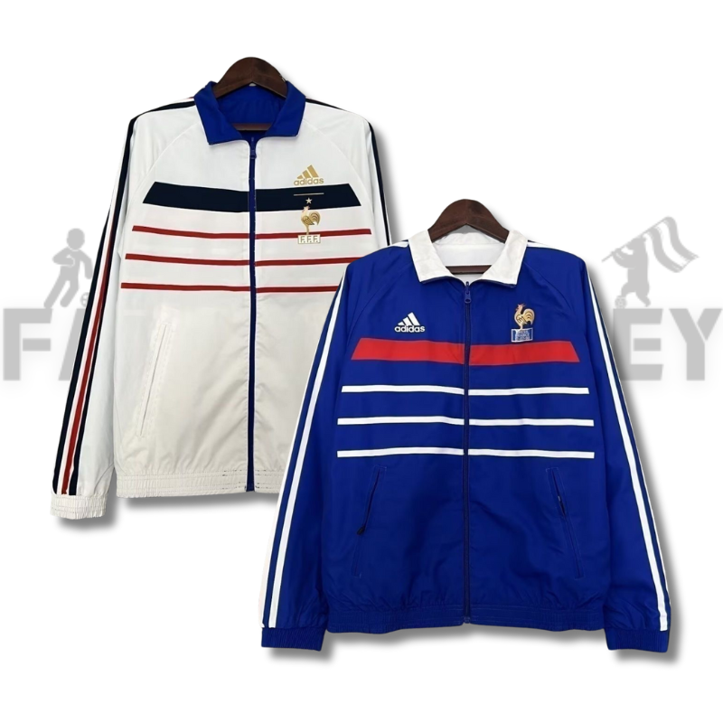 2024 France Reversible Windbreaker Football Shirt
