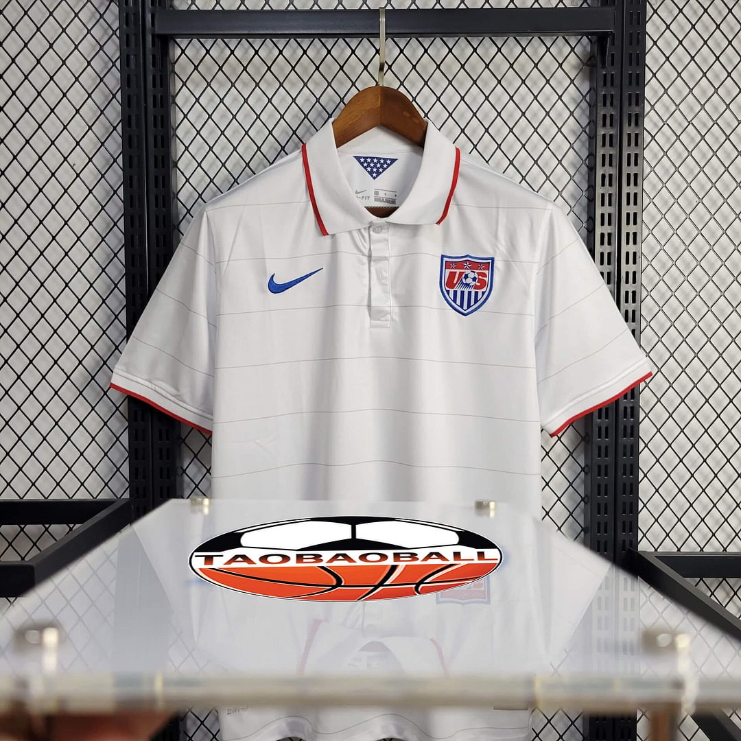 2014 United States Retro Home Football Shirt( Player Edition )