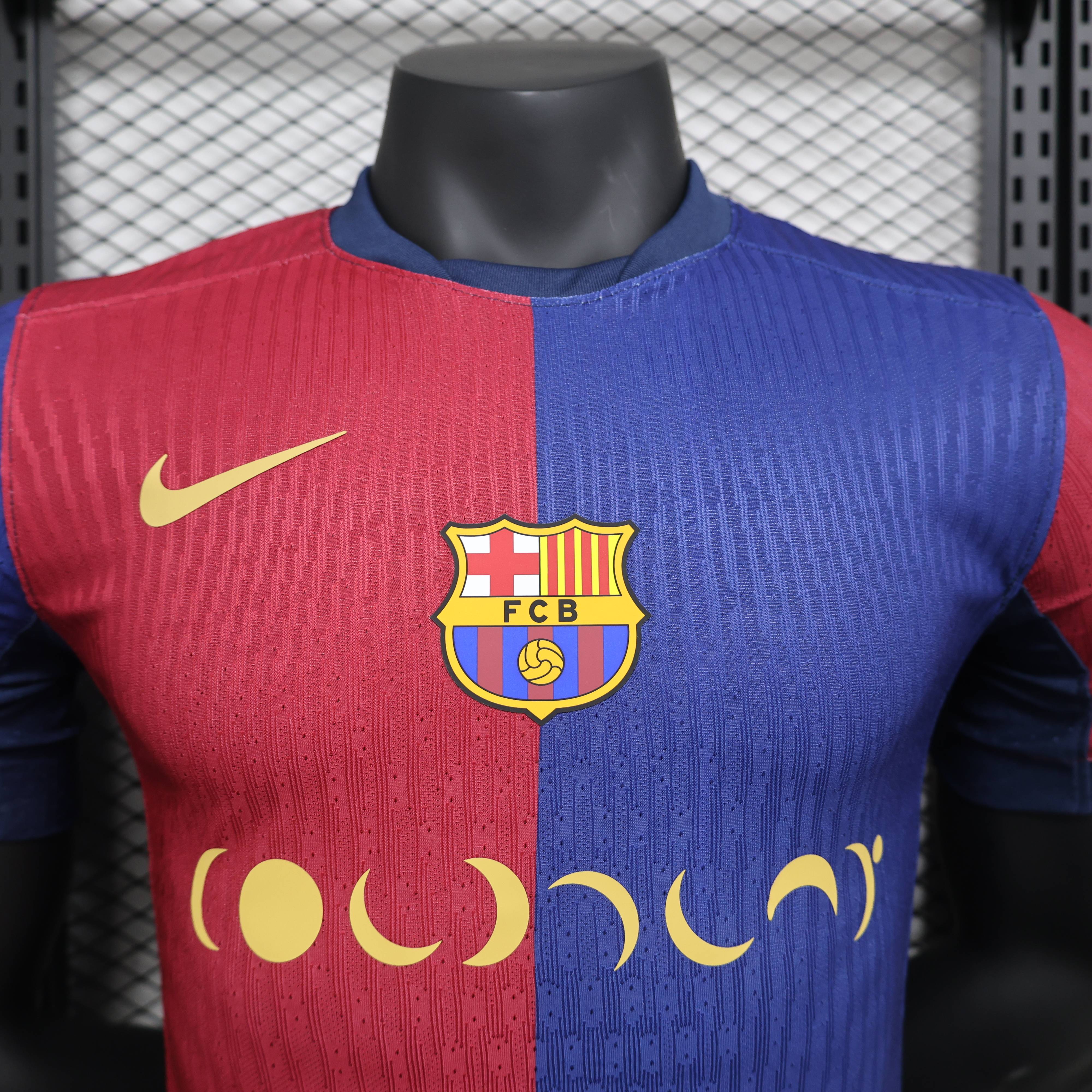 2024/2025 Player Edition Barcelona New Advertising Football Jersey coldplay