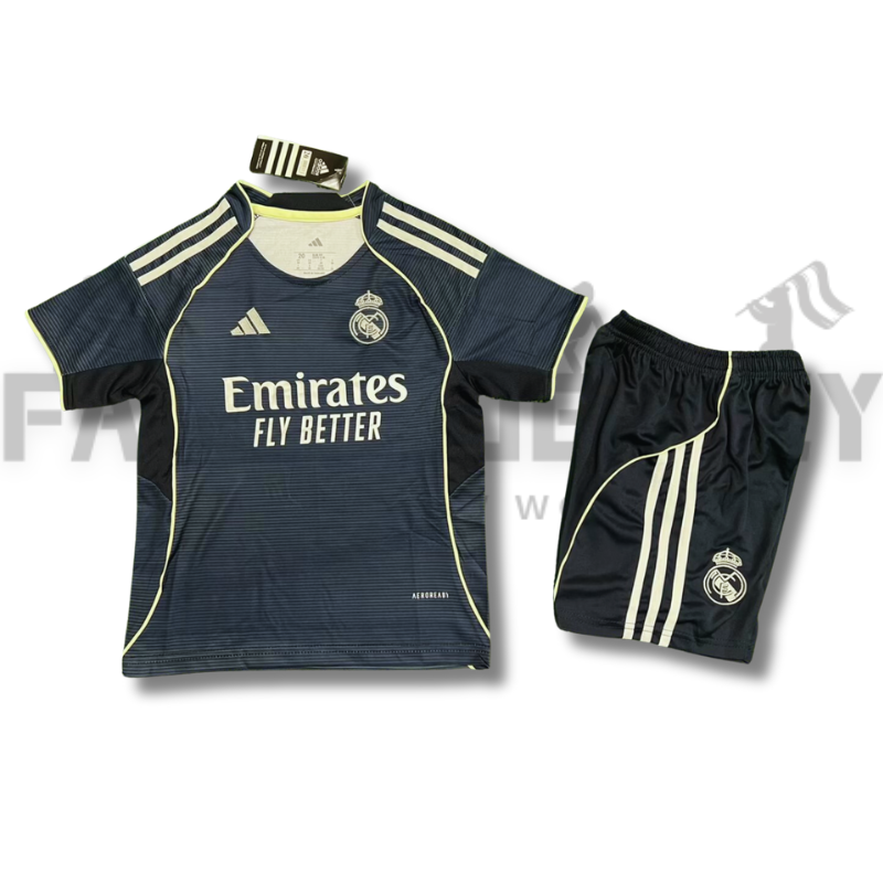 2025/2026 Real Madrid Away Football Shirt(For Kids)