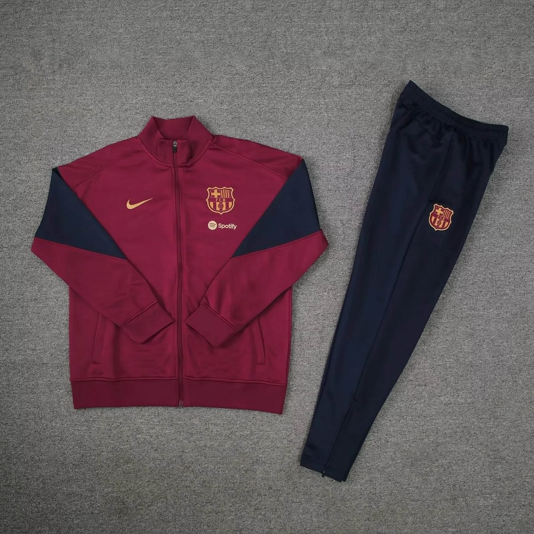 2024/2025 Barcelona Long Zipped Jacket Training Suit