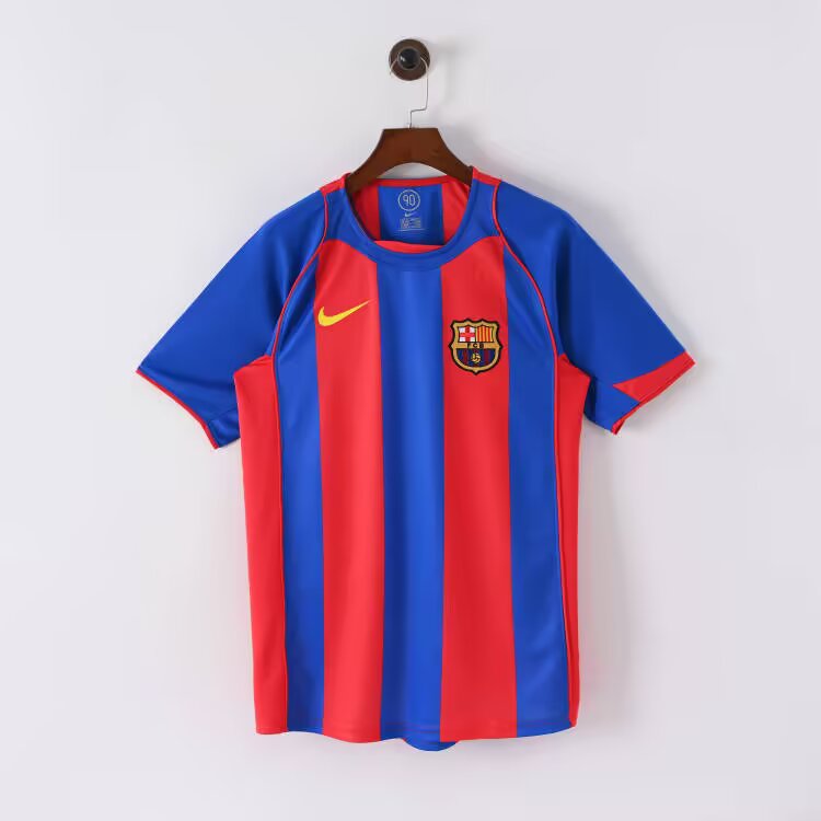 2004/2005 Retro Barcelona Home Football Shirt