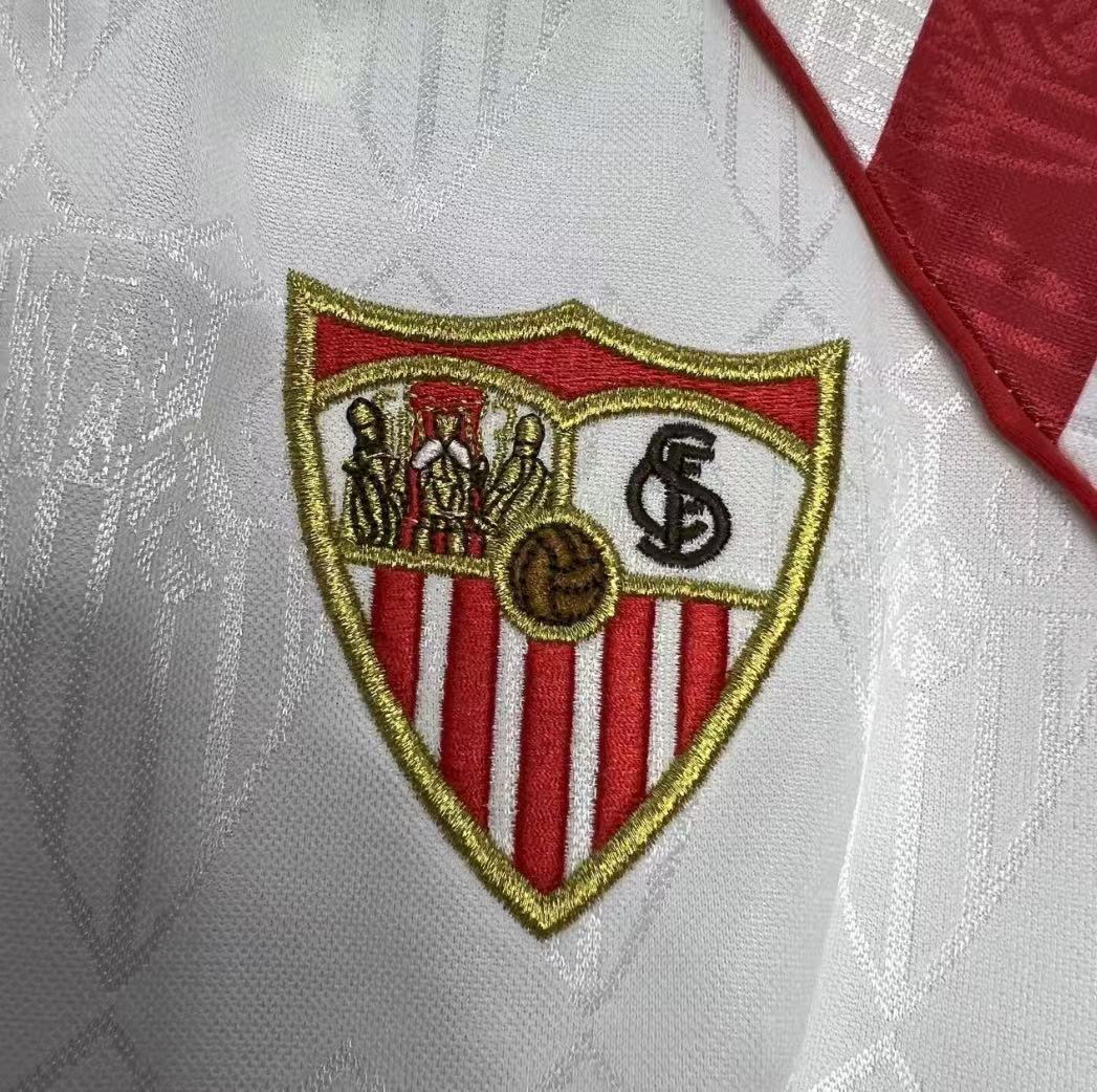 1992/93 Sevilla FC Retro Home Jersey( Fans Edition )