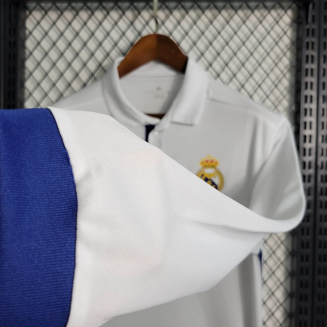 2016/2017 Real Madrid Retro Long Sleeve Home Football Shirt