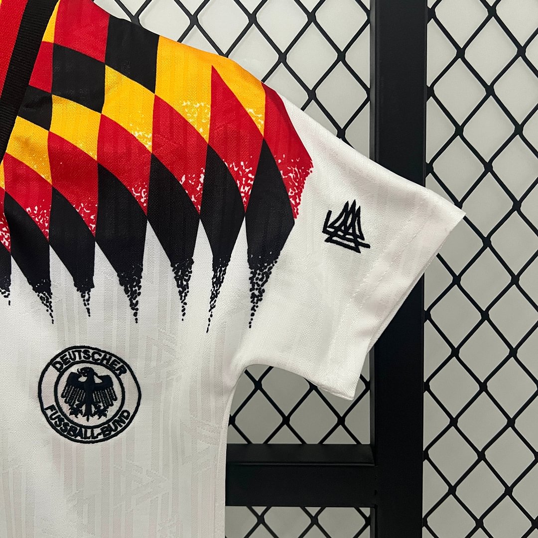 1994 Germany Retro Home Football Shirt Kids Size