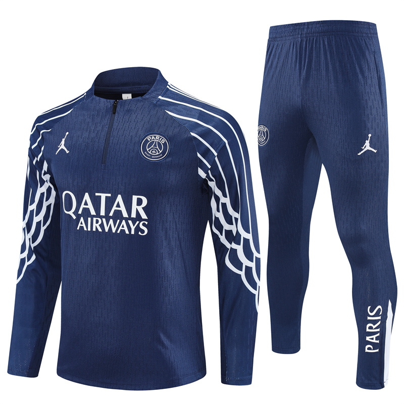 2025/2026 Paris Saint-Germain half zip training suit set