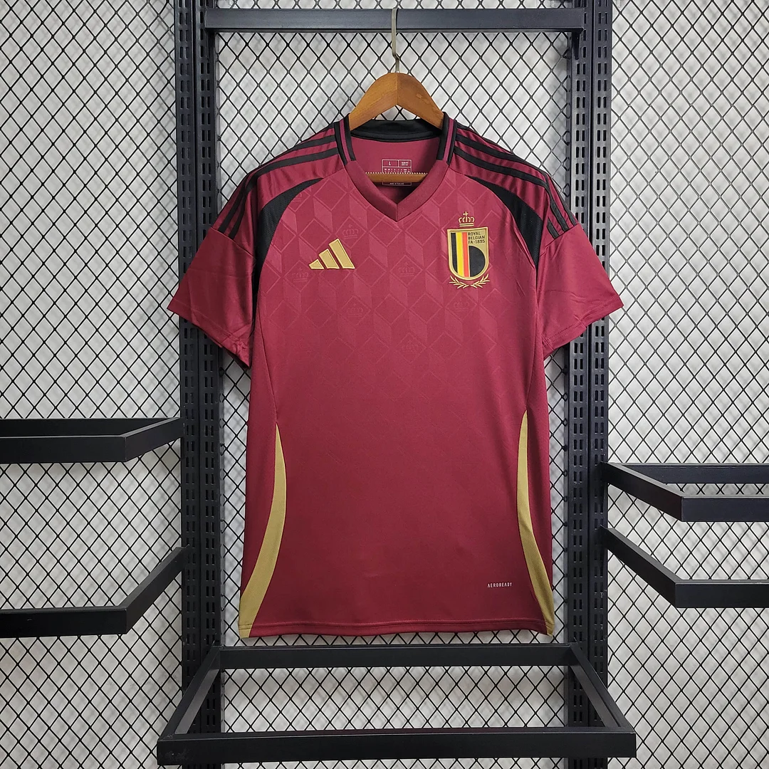 2024 Belgium Home Football Shirt( Fans Edition )