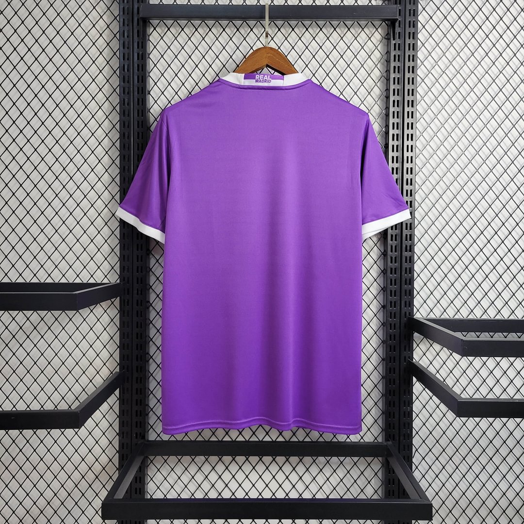 2016/2017 Real Madrid Purple Retro Away Football Shirt