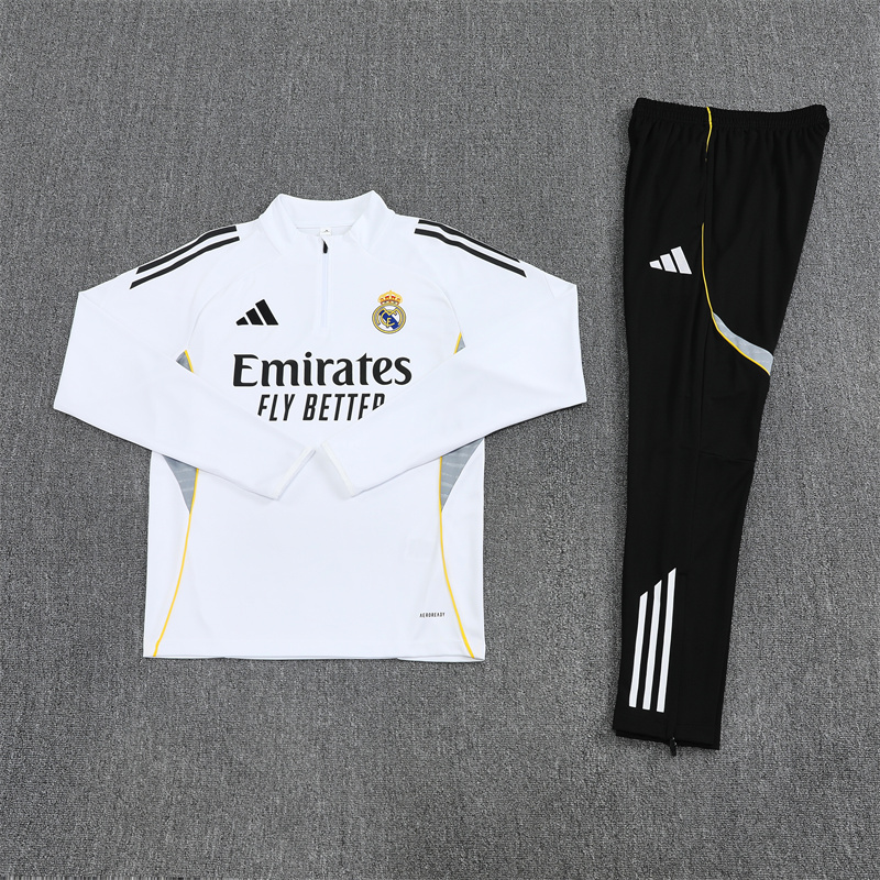 2024/2025 Real Madrid Long Zipped Jacket Training Suit