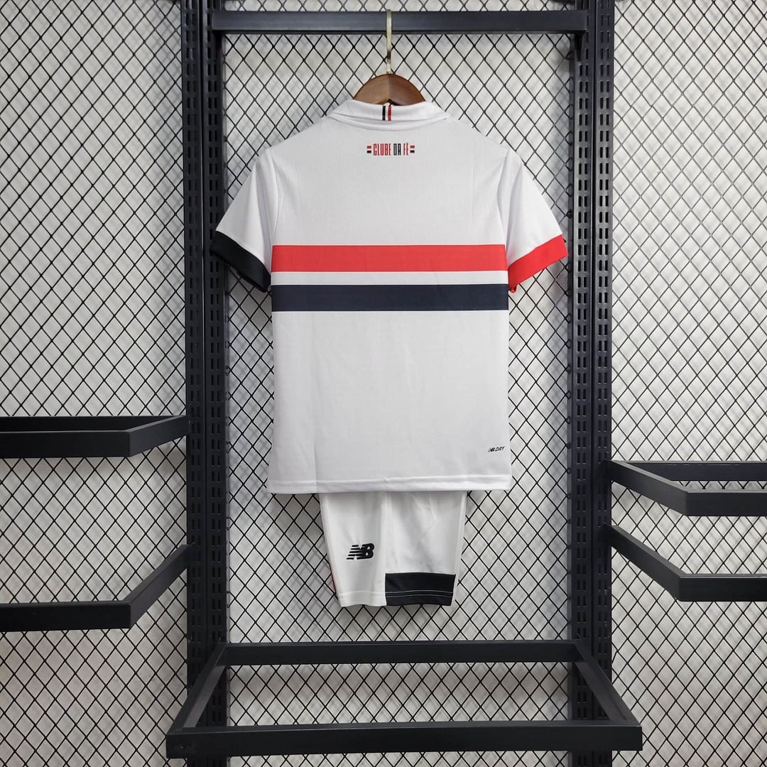 2024/2025 São Paulo Home Football Shirt Kids Size (1:1 copy top quality)