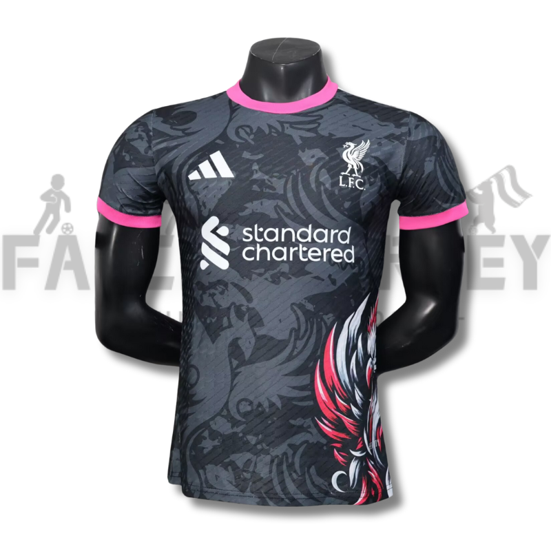 2025/2026 Liverpool Black Special Edition Football Jersey For Player Version