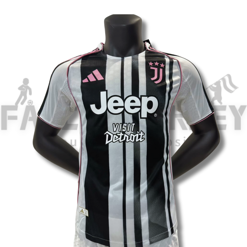 2025/2026 Juventus Home With advertisements Jersey( Player Version)