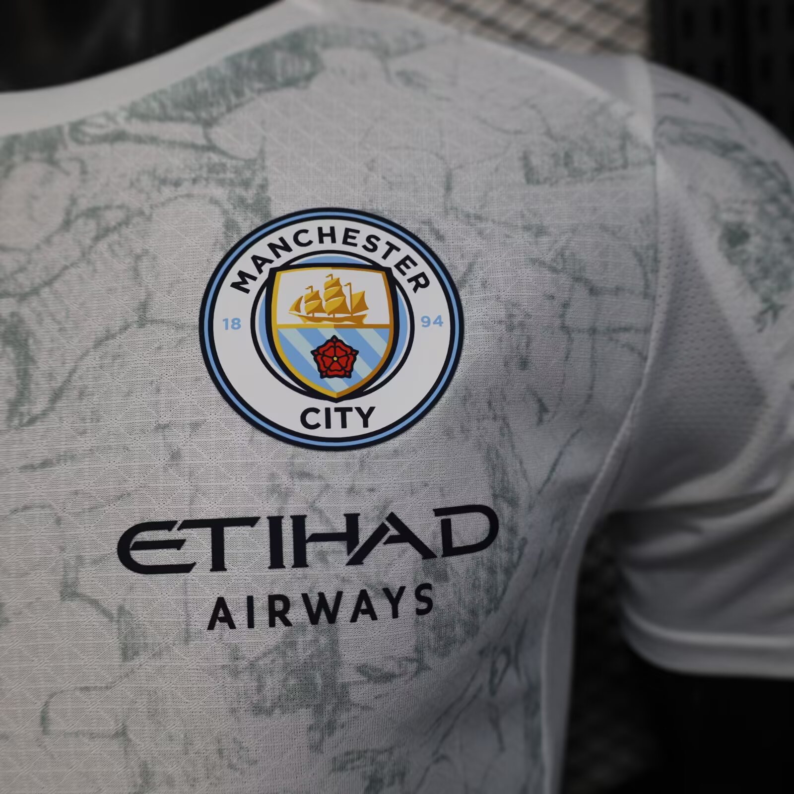 2025/2026 Manchester City Away Football Shirt(Player Version)