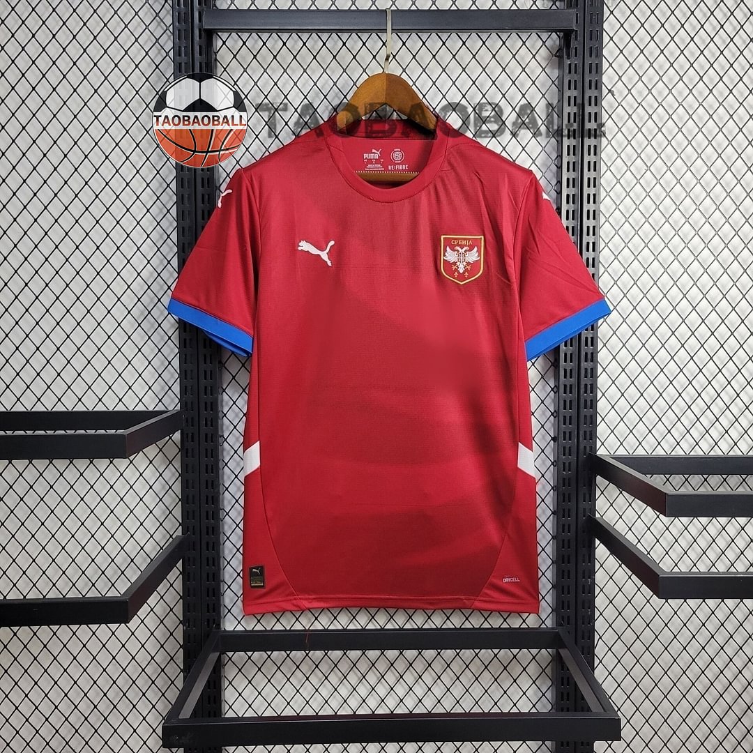 2024 Serbia Home Football Shirt(Fan version)