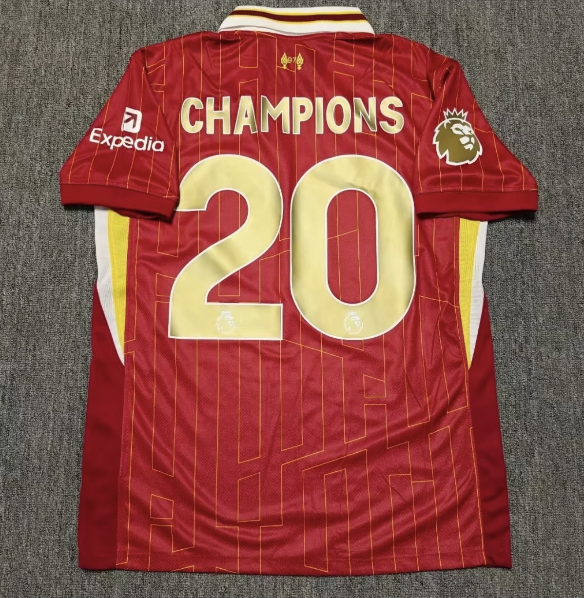 2024/2025 Liverpool Home EPL league Champions 20 Football Jersey( Player Edition )