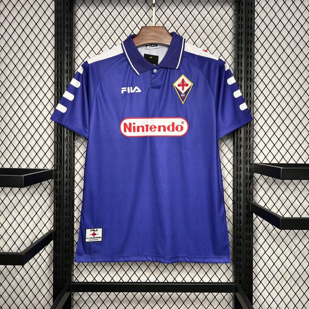 1998/1999 Retro Fiorentina Home Football Shirt( Fans Edition )