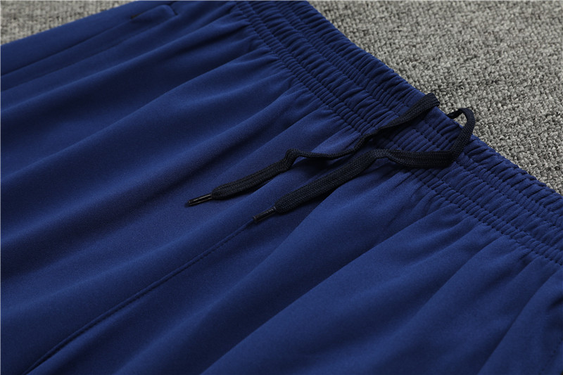 2024/2025 Brazil dark blue half zip football jersey