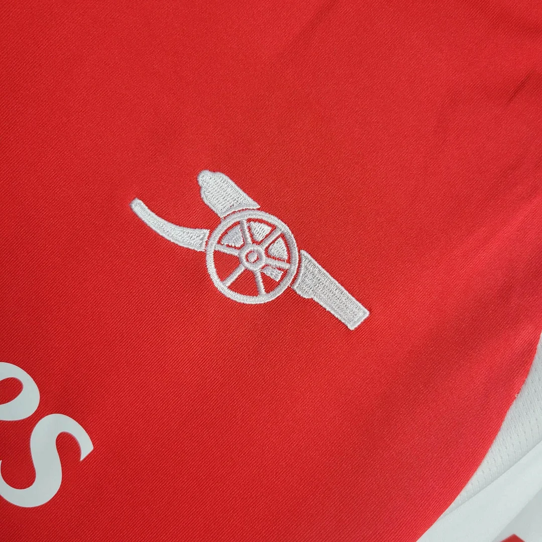 2024/2025 Long-Sleeve Arsenal Home Football Jersey Kids Size