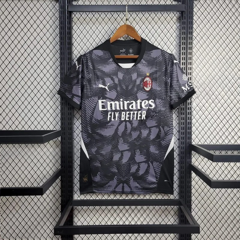 2024/2025 AC Milan Goalkeeper Black Football Shirt