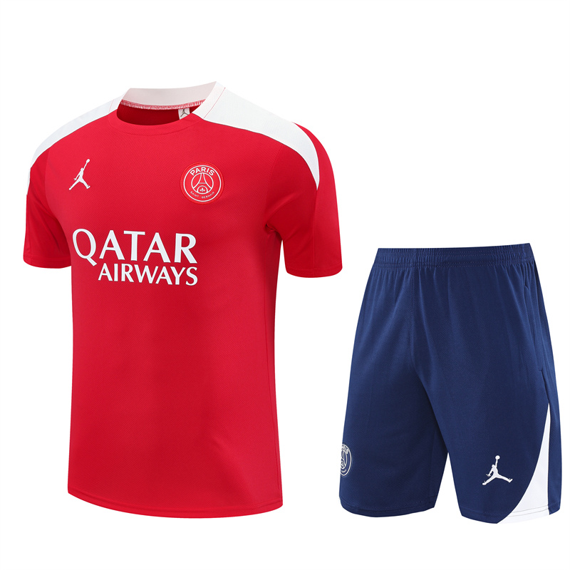 2025/2026 Paris Saint-Germain Red Training Wear Suit Shirt