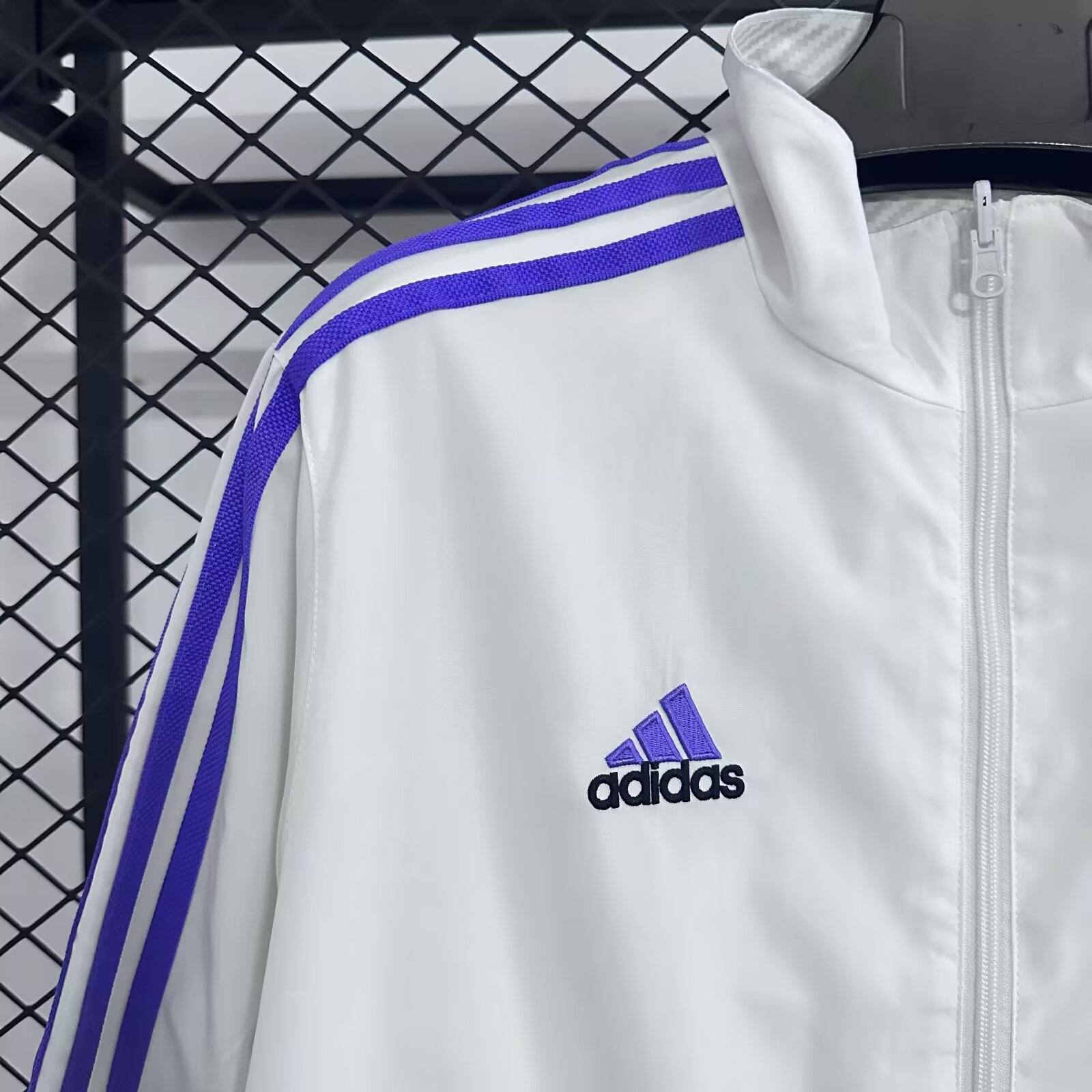 2025/2026 Real Madrid Reversible Windbreaker( White)Football Shirt