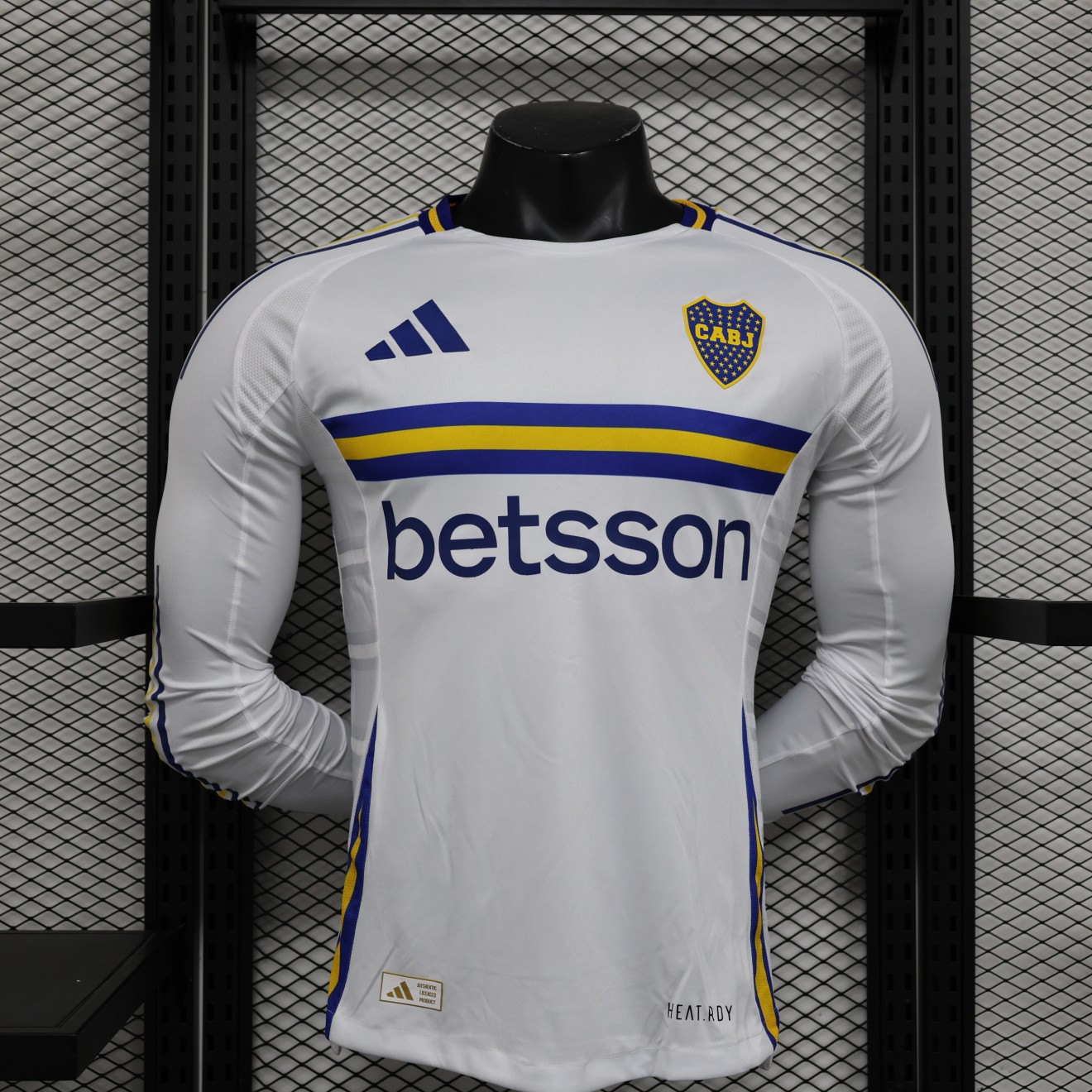 2024/2025 Boca Juniors White Long sleeves Away Football Shirt( Player Version)