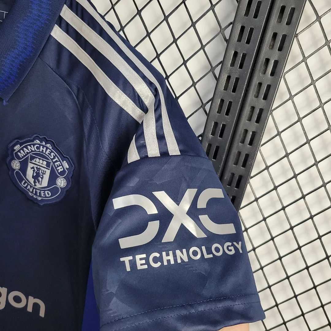 2024/2025 Manchester United Royal Blue Away Football Shirt For Player Version