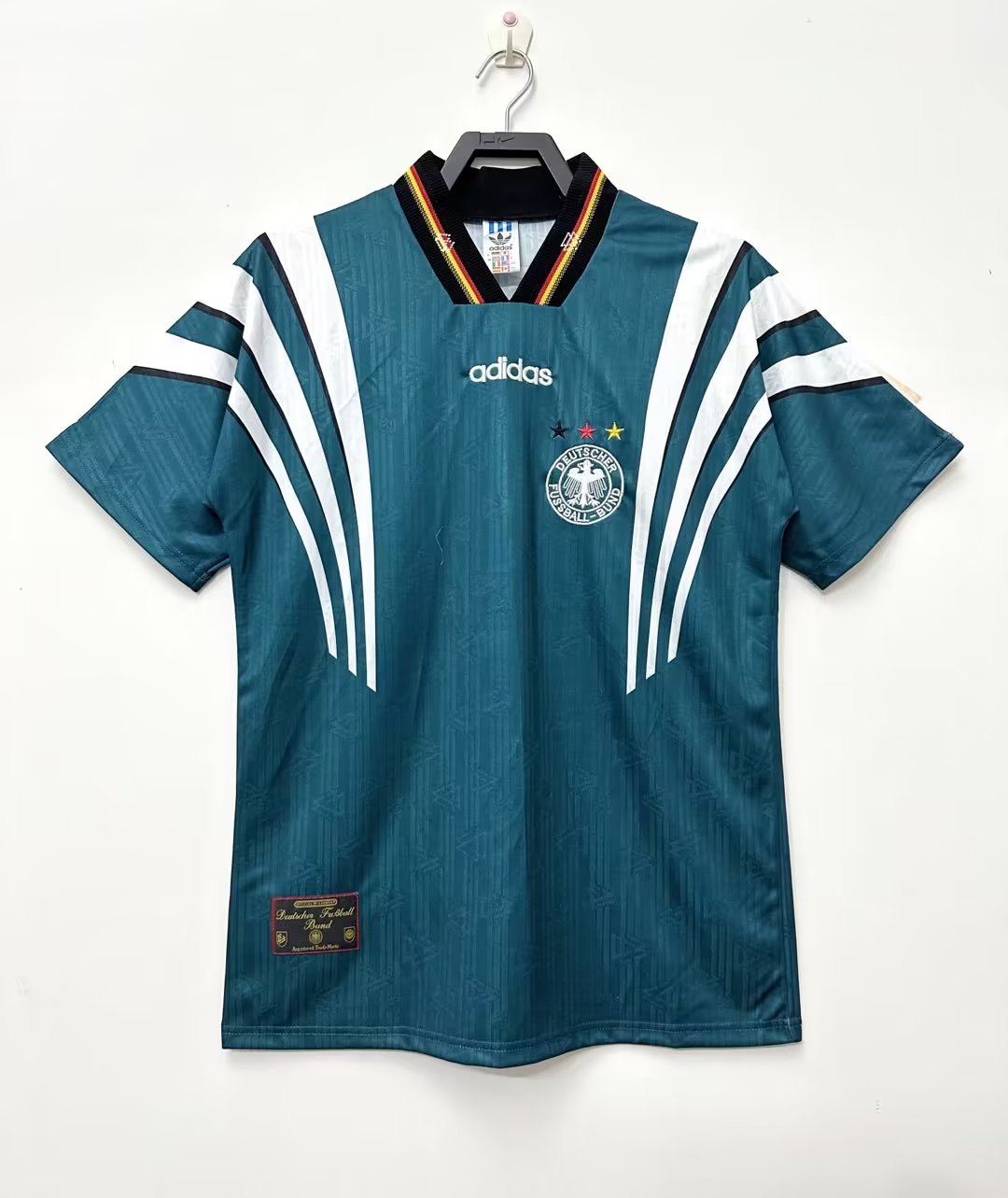 1996 Germany Retro Away Football Jersey( Fans Edition )